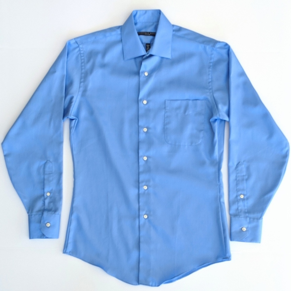 Geoffrey Beene Fitted Button Down Dress Shirt